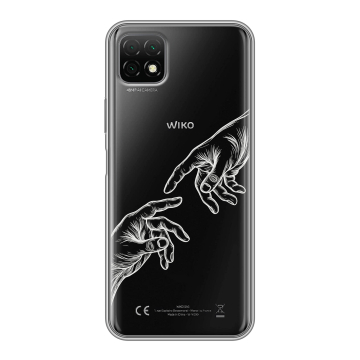 Силиконовый чехол на Wiko T3 с принтом Сотворение мира Силиконовый чехол на Wiko T3 с принтом Сотворение мира