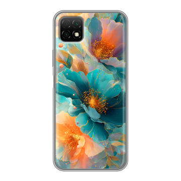 Силиконовый чехол на Wiko T3 с принтом Цветы Силиконовый чехол на Wiko T3 с принтом Цветы