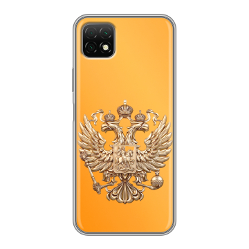 Силиконовый чехол на Wiko T3 с принтом Герб Флаг России Силиконовый чехол на Wiko T3 с принтом Герб Флаг России