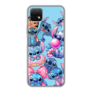 Силиконовый чехол на Wiko T3 с принтом Лило и Стич