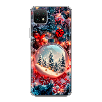 Силиконовый чехол на Wiko T3 с принтом Новый год Силиконовый чехол на Wiko T3 с принтом Новый год