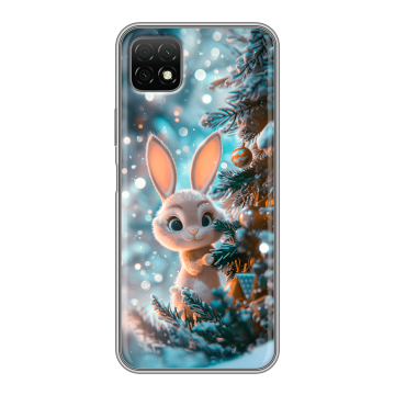 Силиконовый чехол на Wiko T3 с принтом Новый год