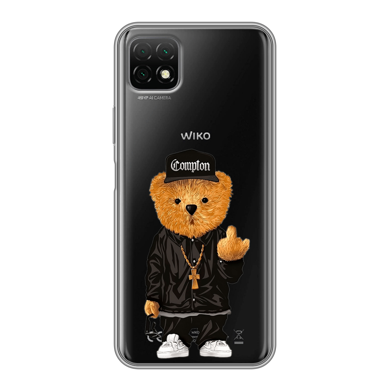 Силиконовый чехол на Wiko T3 с принтом Плюшевый медведь Силиконовый чехол на Wiko T3 с принтом Плюшевый медведь