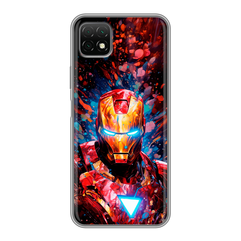 Силиконовый чехол на Wiko T3 с принтом Железный человек Ironman Силиконовый чехол на Wiko T3 с принтом Железный человек Ironman