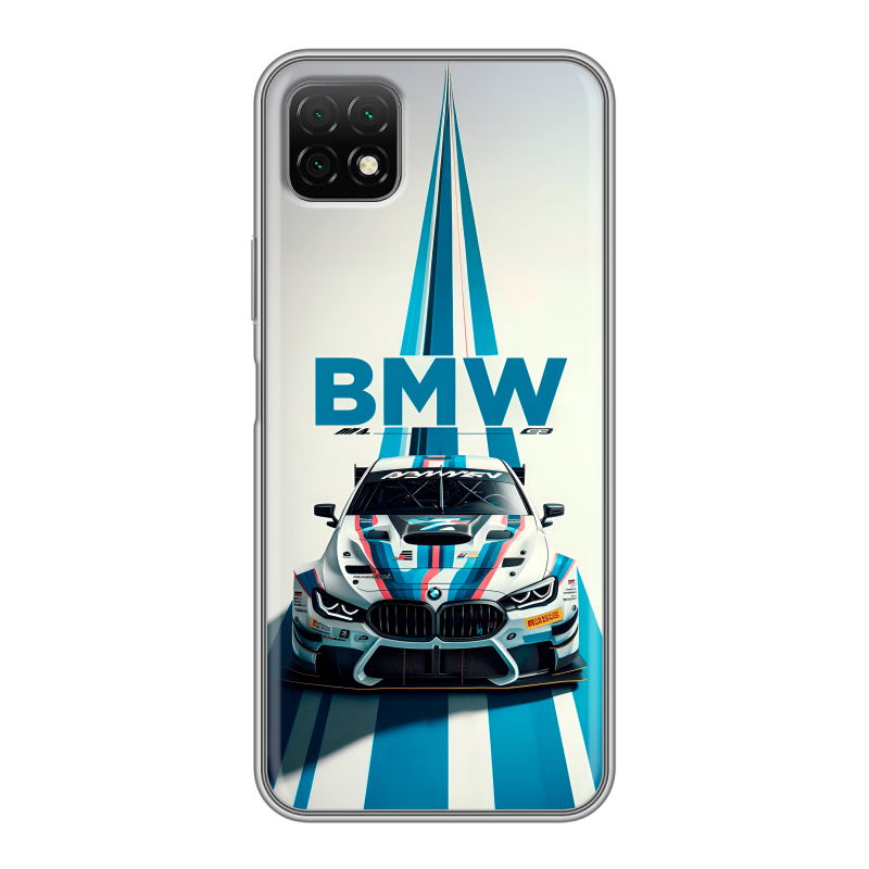 Силиконовый чехол на Wiko T3 с принтом БМВ BMW Силиконовый чехол на Wiko T3 с принтом БМВ BMW