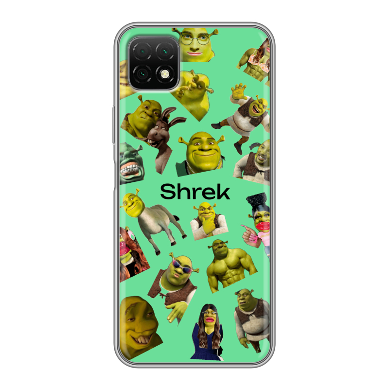 Силиконовый чехол на Wiko T3 с принтом Шрек Shrek Силиконовый чехол на Wiko T3 с принтом Шрек Shrek