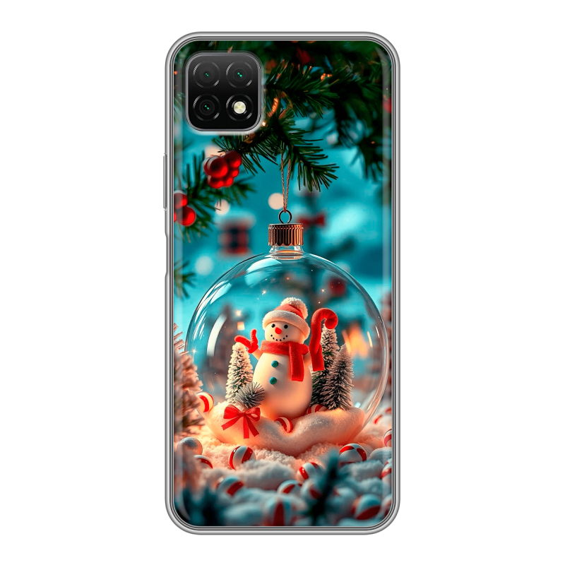 Силиконовый чехол на Wiko T3 с принтом Новый год Силиконовый чехол на Wiko T3 с принтом Новый год