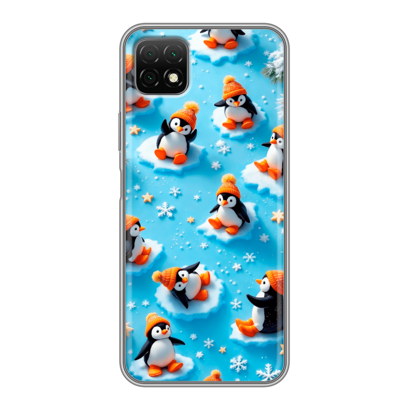 Силиконовый чехол на Wiko T3 с принтом Новый год Силиконовый чехол на Wiko T3 с принтом Новый год