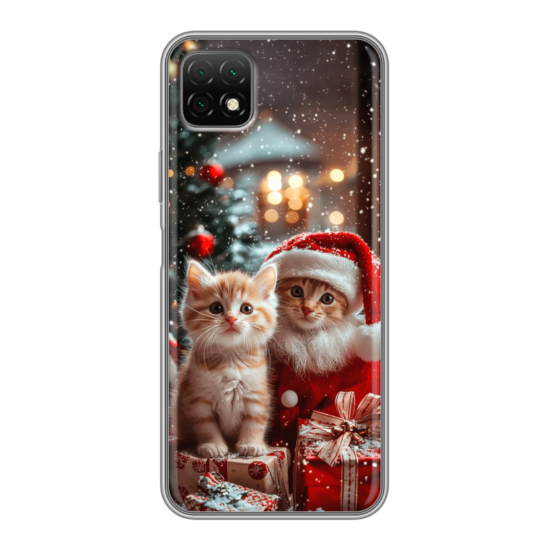 Силиконовый чехол на Wiko T3 с принтом Новый год Силиконовый чехол на Wiko T3 с принтом Новый год