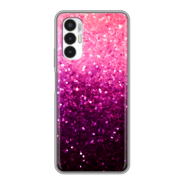 Силиконовый чехол на Tecno Pova 3 с принтом Блестки Силиконовый чехол на Tecno Pova 3 с принтом Блестки