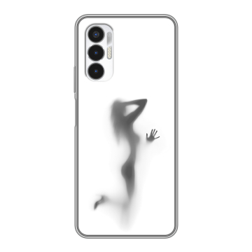 Силиконовый чехол на Tecno Pova 3 с принтом Силуэт Силиконовый чехол на Tecno Pova 3 с принтом Силуэт