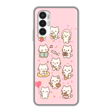 Силиконовый чехол на Tecno Pova 3 с принтом Hello Kitty Хелоу Кити Силиконовый чехол на Tecno Pova 3 с принтом Hello Kitty Хелоу Кити