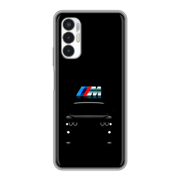 Силиконовый чехол на Tecno Pova 3 с принтом БМВ BMW Силиконовый чехол на Tecno Pova 3 с принтом БМВ BMW