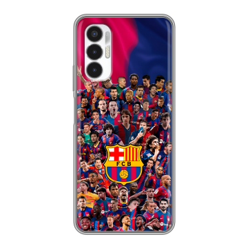 Силиконовый чехол на Tecno Pova 3 с принтом Барселона Barcelona Силиконовый чехол на Tecno Pova 3 с принтом Барселона Barcelona
