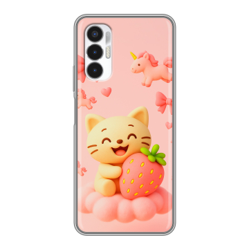 Силиконовый чехол на Tecno Pova 3 с принтом для девочек Силиконовый чехол на Tecno Pova 3 с принтом для девочек