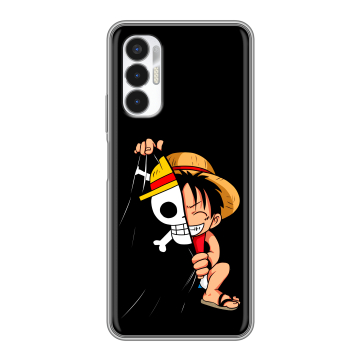 Силиконовый чехол на Tecno Pova 3 с принтом One Piece Ван Пис Силиконовый чехол на Tecno Pova 3 с принтом One Piece Ван Пис