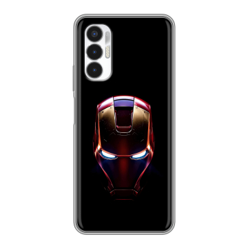 Силиконовый чехол на Tecno Pova 3 с принтом IronMan Железный человек Силиконовый чехол на Tecno Pova 3 с принтом IronMan Железный человек