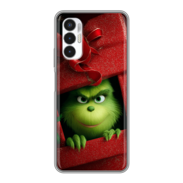 Силиконовый чехол на Tecno Pova 3 с принтом Новый год Силиконовый чехол на Tecno Pova 3 с принтом Новый год