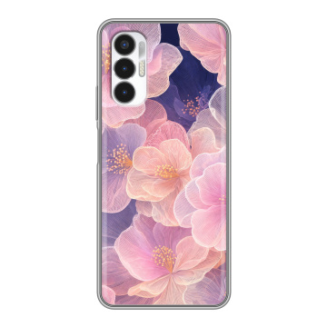Силиконовый чехол на Tecno Pova 3 с принтом женский Силиконовый чехол на Tecno Pova 3 с принтом женский