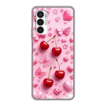 Силиконовый чехол на Tecno Pova 3 с принтом для девочек Силиконовый чехол на Tecno Pova 3 с принтом для девочек