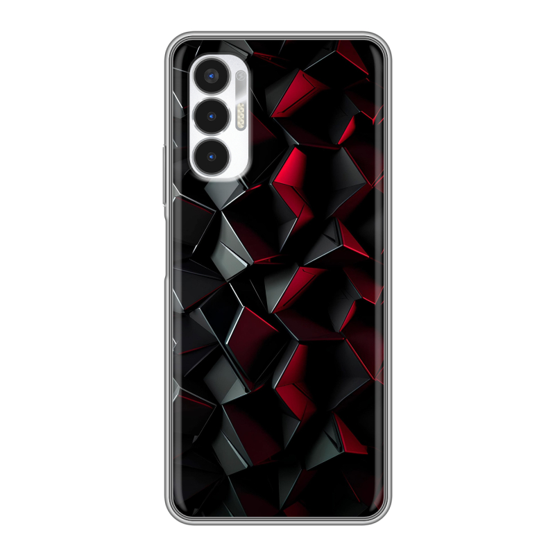 Силиконовый чехол на Tecno Pova 3 с принтом Абстракция Силиконовый чехол на Tecno Pova 3 с принтом Абстракция