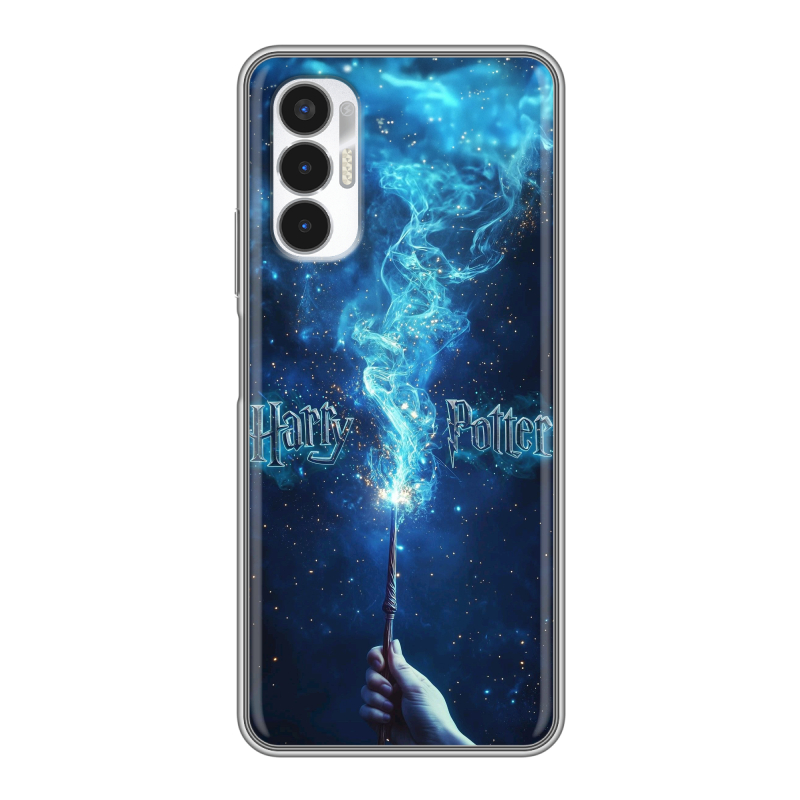 Силиконовый противоударный чехол на Tecno Pova 3 с принтом Harry Potter Гарри Поттер Силиконовый противоударный чехол на Tecno Pova 3 с принтом Harry Potter Гарри Поттер