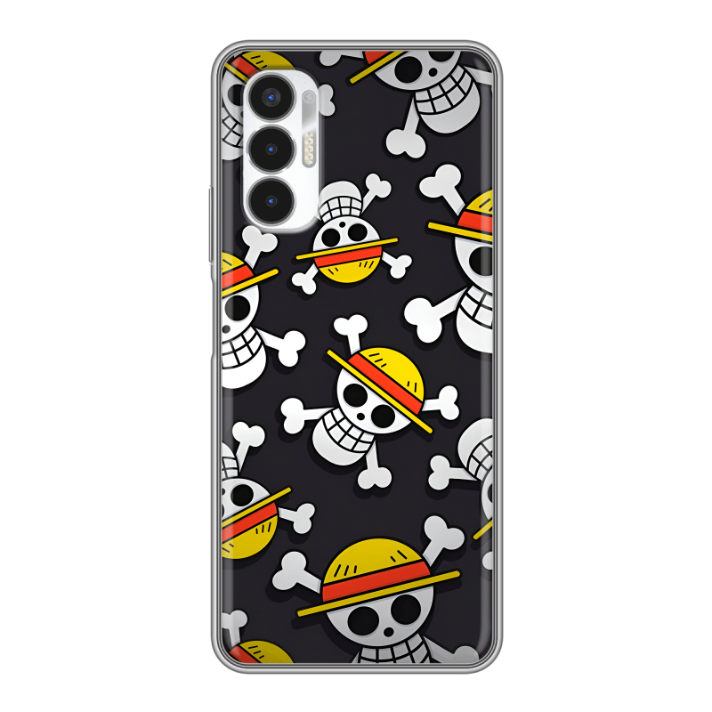 Силиконовый противоударный чехол на Tecno Pova 3 с принтом One Piece Ван Пис Силиконовый противоударный чехол на Tecno Pova 3 с принтом One Piece Ван Пис