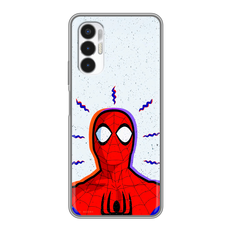Силиконовый противоударный чехол на Tecno Pova 3 с принтом Spiderman Человек паук Силиконовый противоударный чехол на Tecno Pova 3 с принтом Spiderman Человек паук