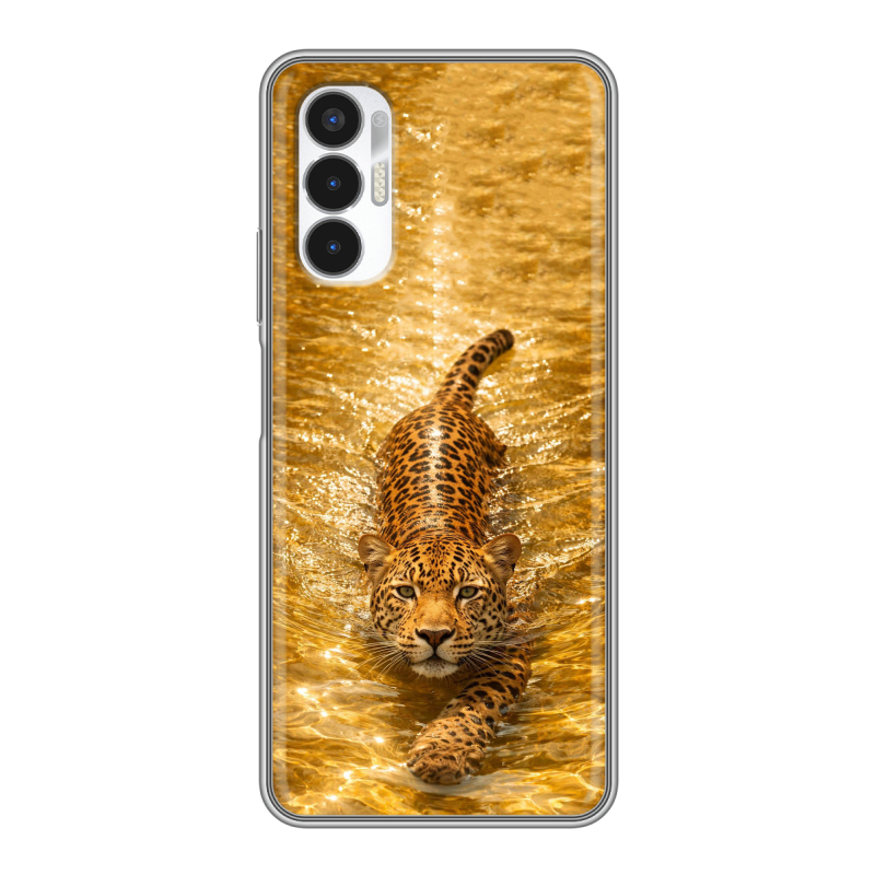 Силиконовый противоударный чехол на Tecno Pova 3 с принтом женский Силиконовый противоударный чехол на Tecno Pova 3 с принтом женский