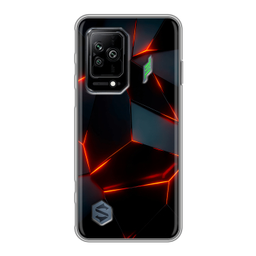 Силиконовый противоударный чехол на Xiaomi Black Shark 5 с принтом Яркие абстракции Силиконовый противоударный чехол на Xiaomi Black Shark 5 с принтом Яркие абстракции