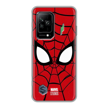 Силиконовый противоударный чехол на Xiaomi Black Shark 5 с принтом человек паук spiderman Силиконовый противоударный чехол на Xiaomi Black Shark 5 с принтом человек паук spiderman