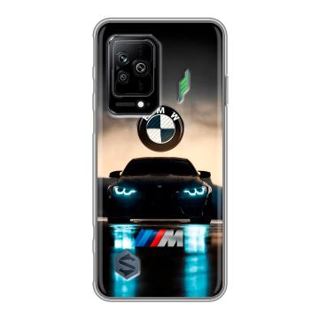 Силиконовый противоударный чехол на Xiaomi Black Shark 5 с принтом БМВ BMW Силиконовый противоударный чехол на Xiaomi Black Shark 5 с принтом БМВ BMW