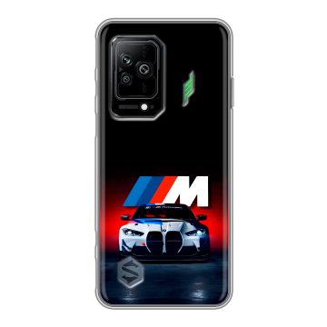 Силиконовый противоударный чехол на Xiaomi Black Shark 5 с принтом БМВ BMW Силиконовый противоударный чехол на Xiaomi Black Shark 5 с принтом БМВ BMW