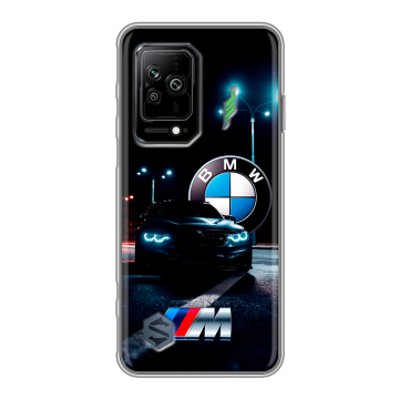 Силиконовый противоударный чехол на Xiaomi Black Shark 5 с принтом БМВ BMW Силиконовый противоударный чехол на Xiaomi Black Shark 5 с принтом БМВ BMW