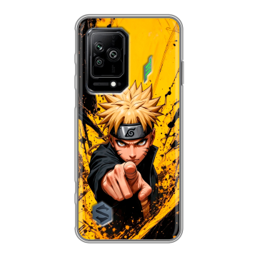 Силиконовый противоударный чехол на Xiaomi Black Shark 5 с принтом Naruto Наруто Силиконовый противоударный чехол на Xiaomi Black Shark 5 с принтом Naruto Наруто
