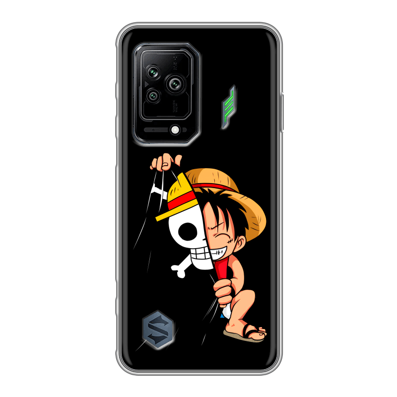 Силиконовый противоударный чехол на Xiaomi Black Shark 5 с принтом One Piece Ван Пис Силиконовый противоударный чехол на Xiaomi Black Shark 5 с принтом One Piece Ван Пис