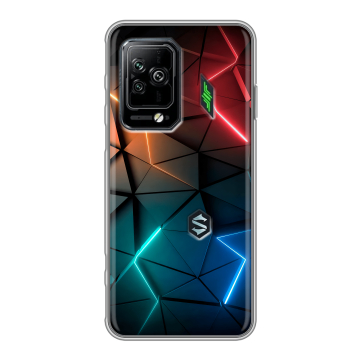 Силиконовый чехол на Xiaomi Black Shark 5 Pro с принтом Абстракция неон Силиконовый чехол на Xiaomi Black Shark 5 Pro с принтом Абстракция неон