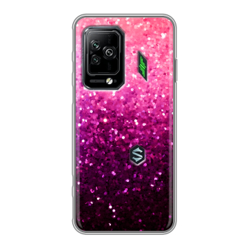Силиконовый чехол на Xiaomi Black Shark 5 Pro с принтом Блестки Силиконовый чехол на Xiaomi Black Shark 5 Pro с принтом Блестки