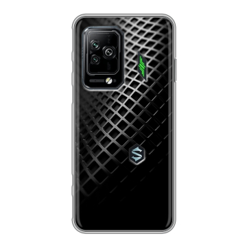 Силиконовый чехол на Xiaomi Black Shark 5 Pro с принтом Текстура металла Силиконовый чехол на Xiaomi Black Shark 5 Pro с принтом Текстура металла