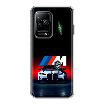 Силиконовый чехол на Xiaomi Black Shark 5 Pro с принтом БМВ BMW Силиконовый чехол на Xiaomi Black Shark 5 Pro с принтом БМВ BMW