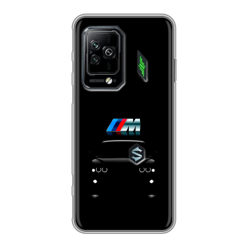 Силиконовый чехол на Xiaomi Black Shark 5 Pro с принтом БМВ BMW Силиконовый чехол на Xiaomi Black Shark 5 Pro с принтом БМВ BMW