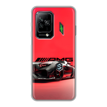 Силиконовый чехол на Xiaomi Black Shark 5 Pro с принтом Мерседес Mercedes AMG Силиконовый чехол на Xiaomi Black Shark 5 Pro с принтом Мерседес Mercedes AMG