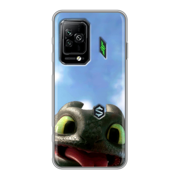Силиконовый чехол на Xiaomi Black Shark 5 Pro с принтом Как приручить дракона Силиконовый чехол на Xiaomi Black Shark 5 Pro с принтом Как приручить дракона