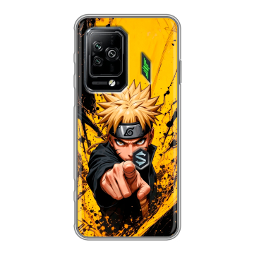 Силиконовый чехол на Xiaomi Black Shark 5 Pro с принтом Naruto Наруто Силиконовый чехол на Xiaomi Black Shark 5 Pro с принтом Naruto Наруто