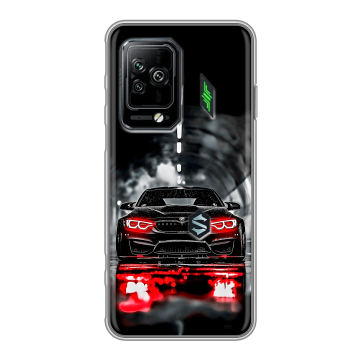 Силиконовый чехол на Xiaomi Black Shark 5 Pro с принтом BMW БМВ Силиконовый чехол на Xiaomi Black Shark 5 Pro с принтом BMW БМВ