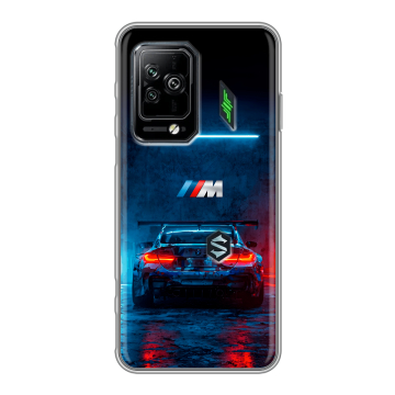 Силиконовый чехол на Xiaomi Black Shark 5 Pro с принтом BMW БМВ Силиконовый чехол на Xiaomi Black Shark 5 Pro с принтом BMW БМВ