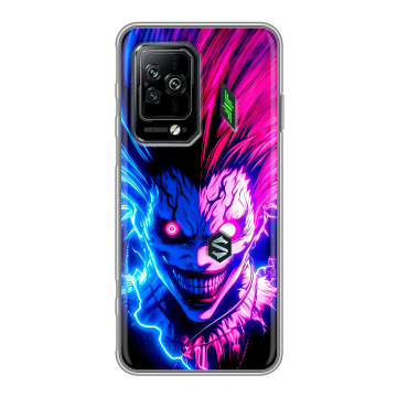Силиконовый чехол на Xiaomi Black Shark 5 Pro с принтом Death note Тетрадь смерти Силиконовый чехол на Xiaomi Black Shark 5 Pro с принтом Death note Тетрадь смерти