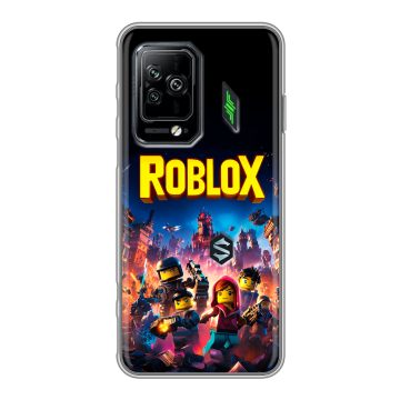 Силиконовый чехол на Xiaomi Black Shark 5 Pro с принтом Roblox Роблокс Силиконовый чехол на Xiaomi Black Shark 5 Pro с принтом Roblox Роблокс