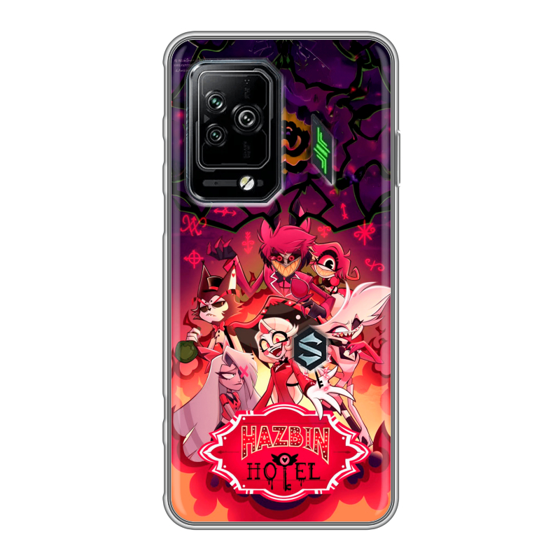 Силиконовый чехол на Xiaomi Black Shark 5 Pro с принтом Hazbin Hotel Отель Хазбин Силиконовый чехол на Xiaomi Black Shark 5 Pro с принтом Hazbin Hotel Отель Хазбин