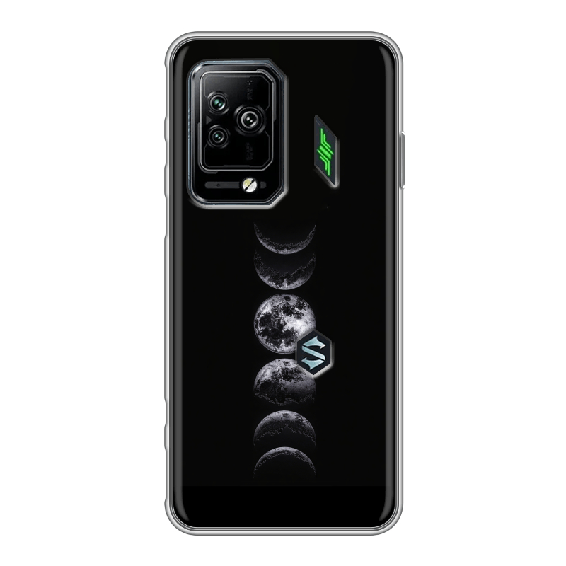 Силиконовый противоударный чехол на Xiaomi Black Shark 5 Pro с принтом женский Силиконовый противоударный чехол на Xiaomi Black Shark 5 Pro с принтом женский